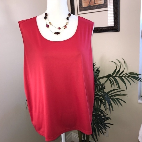 Dialogue 2pc Lace Long Sleeve Blouse & Tank Set 1X - Picture 3 of 8